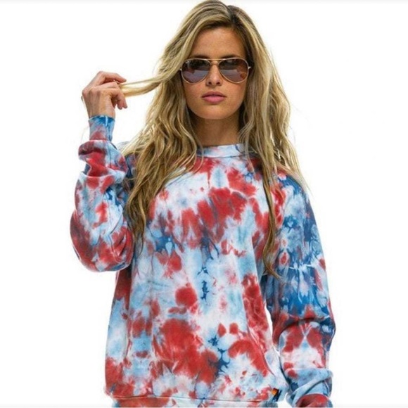 Aviator Nation Sweatshirt Tie Dye women’s size M - Picture 1 of 6